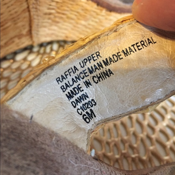 Mia Raffia Summer Wedges (S6) - Picture 4 of 6